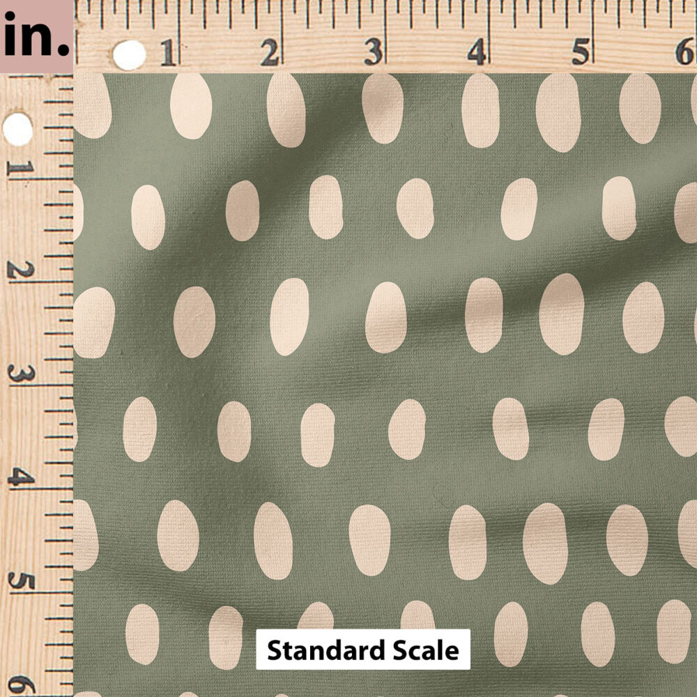 Ruler Scale for Polka Dot (Green) by Juniper Row Design