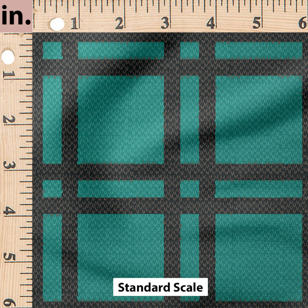 Ruler Scale for Cozy Plaid (Green) by Juniper Row Design