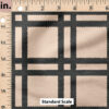 Ruler Scale for Cozy Plaid (Neutral Pink) by Juniper Row Design