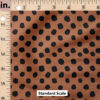 Ruler Scale for Dots (Black on Brown) by Juniper Row Design