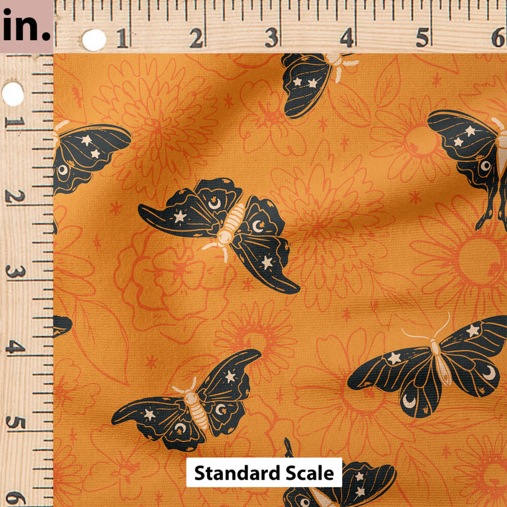 Ruler Scale for Moon Moth (Orange) by Juniper Row Design