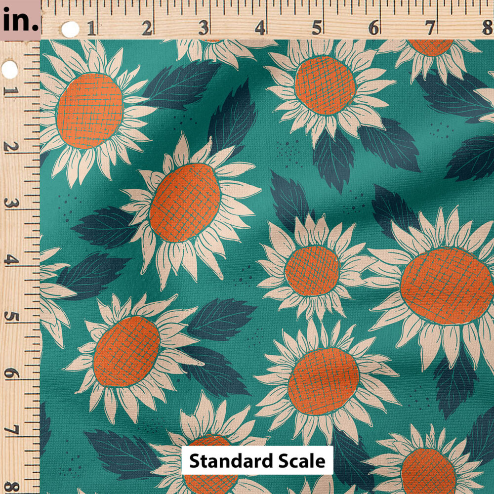 Ruler Scale for Sunflower (Green) by Juniper Row Design