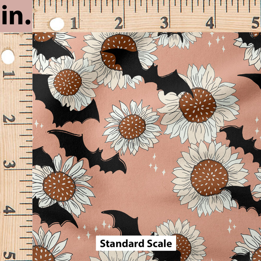 Ruler Scale for Batty Sunflower (Pink) by Juniper Row Design