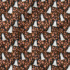 Boho Ghost (Black) | Autumn Fabric Design | Juniper Row Design