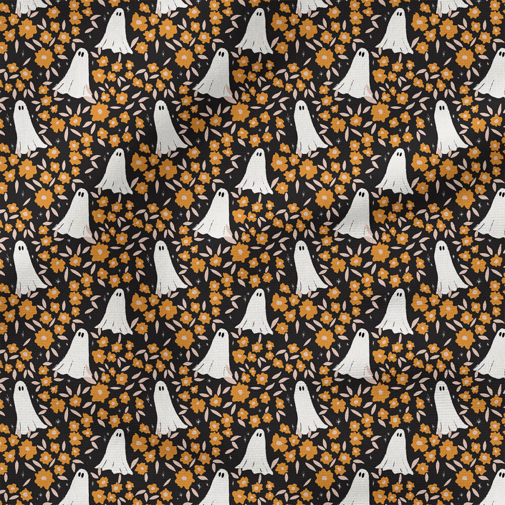 Boho Ghosts | Autumn Fabric Design | Juniper Row Design