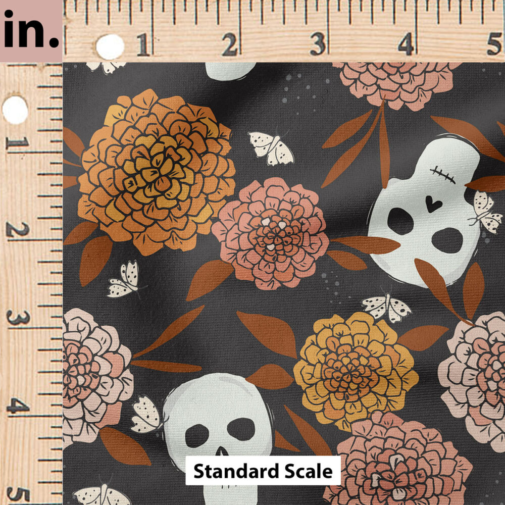 Ruler Scale for Floral Skull by Juniper Row Design