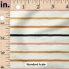 Ruler Scale for Stripe (Cream) by Juniper Row Design