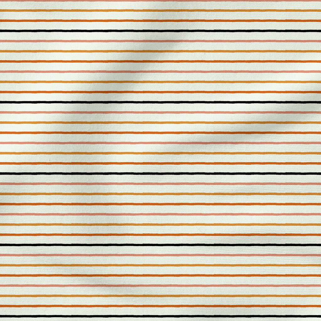 Stripe (Cream) | Autumn Fabric Design | Juniper Row Design