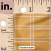 Ruler Scale for Almost Plaid (Gold) by Juniper Row Design