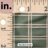 Ruler Scale for Almost Plaid (Green) by Juniper Row Design