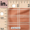 Ruler Scale for Almost Plaid (Pink Terracotta) by Juniper Row Design