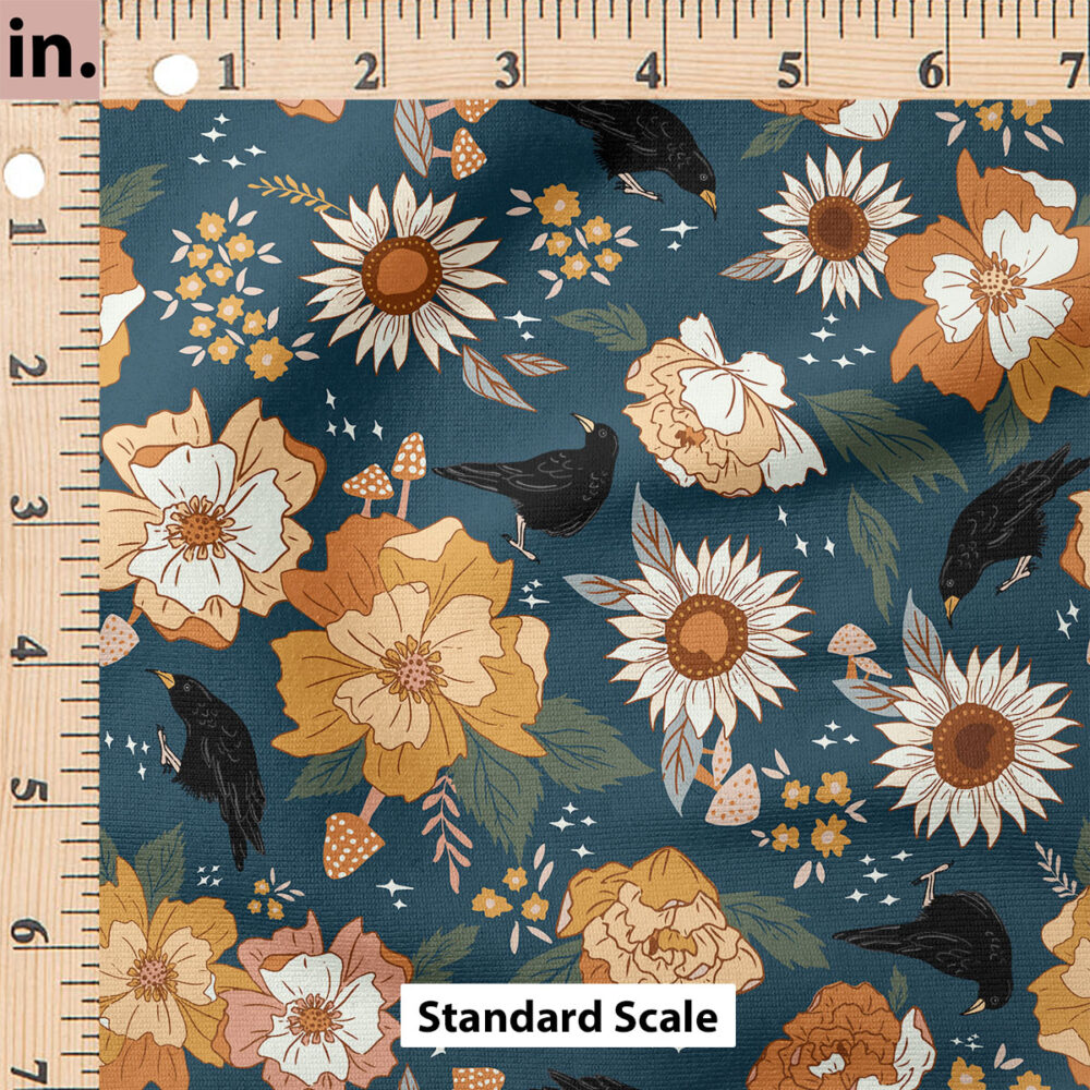 Ruler Scale for Golden Crow (Dark Sky) by Juniper Row Design