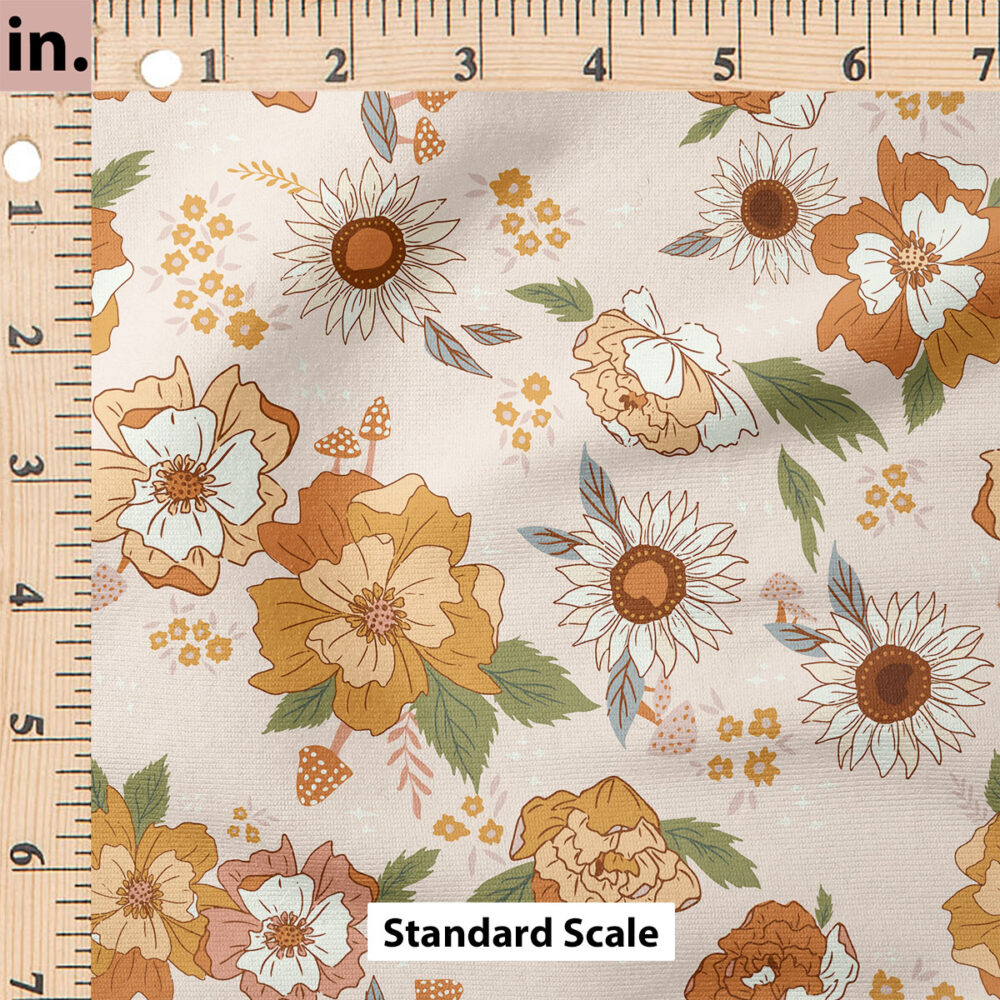 Ruler Scale for Golden Floral (Whisper Pink) by Juniper Row Design