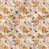 Golden Floral (Whisper Pink) | Seasonal Fabric Design | Juniper Row Design