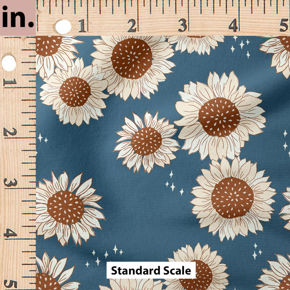 Ruler Scale for Sunflower Magic (Dark Sky) by Juniper Row Design