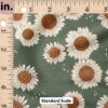 Ruler Scale for Sunflower Magic (Green) by Juniper Row Design