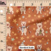 Ruler Scale for Christmas Bear (Orange) by Juniper Row Design