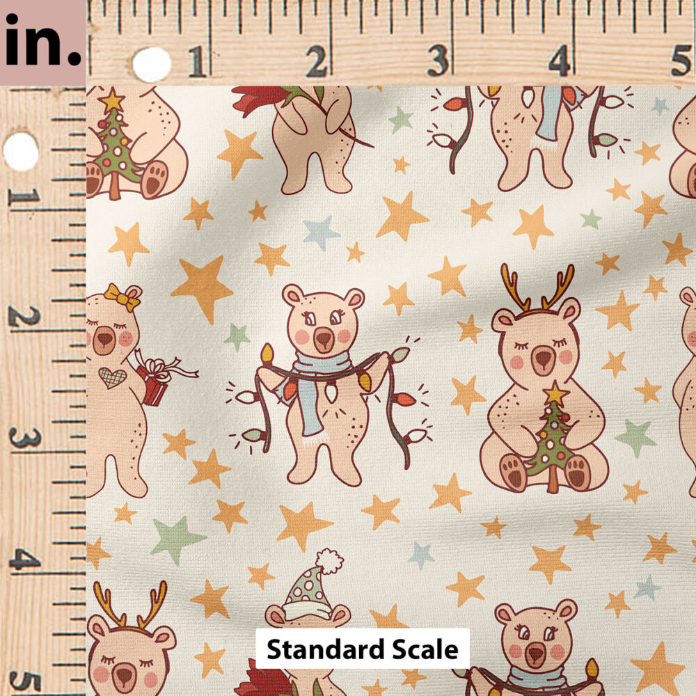 Ruler Scale for Christmas Bear by Juniper Row Design