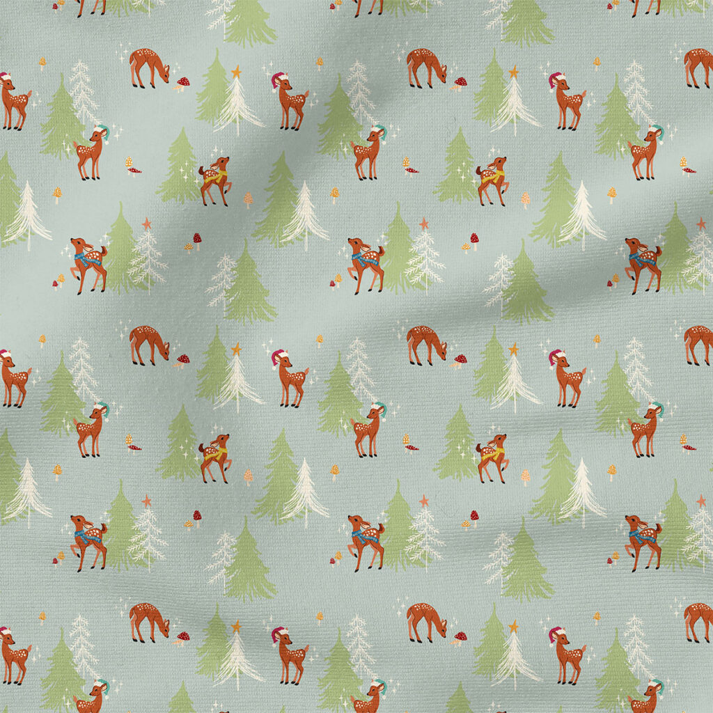 Deer (Snow Blue) | Christmas