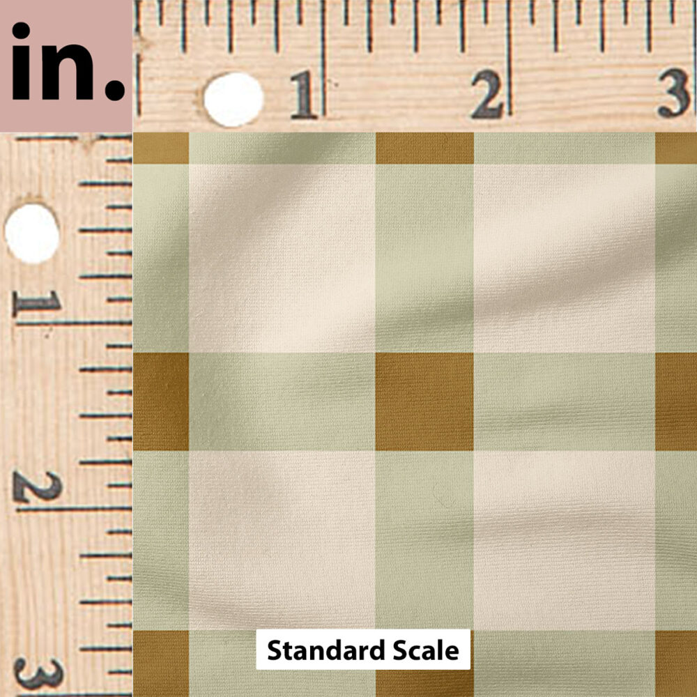 Ruler Scale for Plaid (Evergreen) by Juniper Row Design