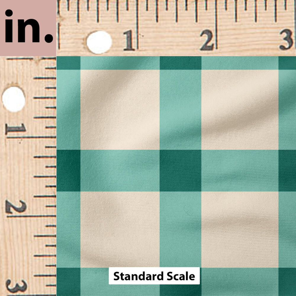 Ruler Scale for Plaid (Icy Blue) by Juniper Row Design