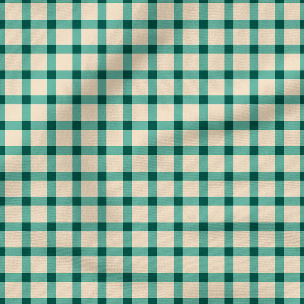 Plaid (Icy Blue) | Winter Fabric Design | Juniper Row Design