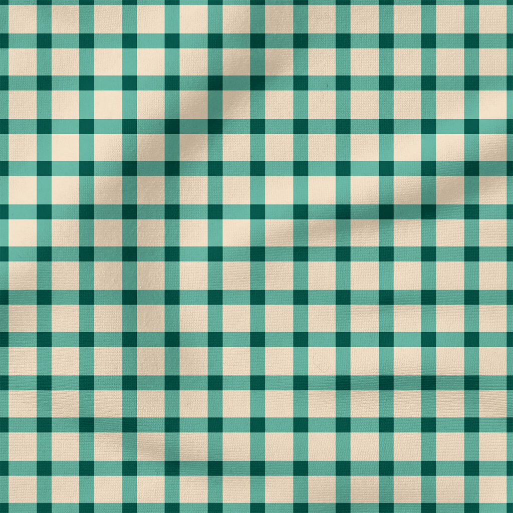 Plaid (Icy Blue) | Winter Fabric Design | Juniper Row Design