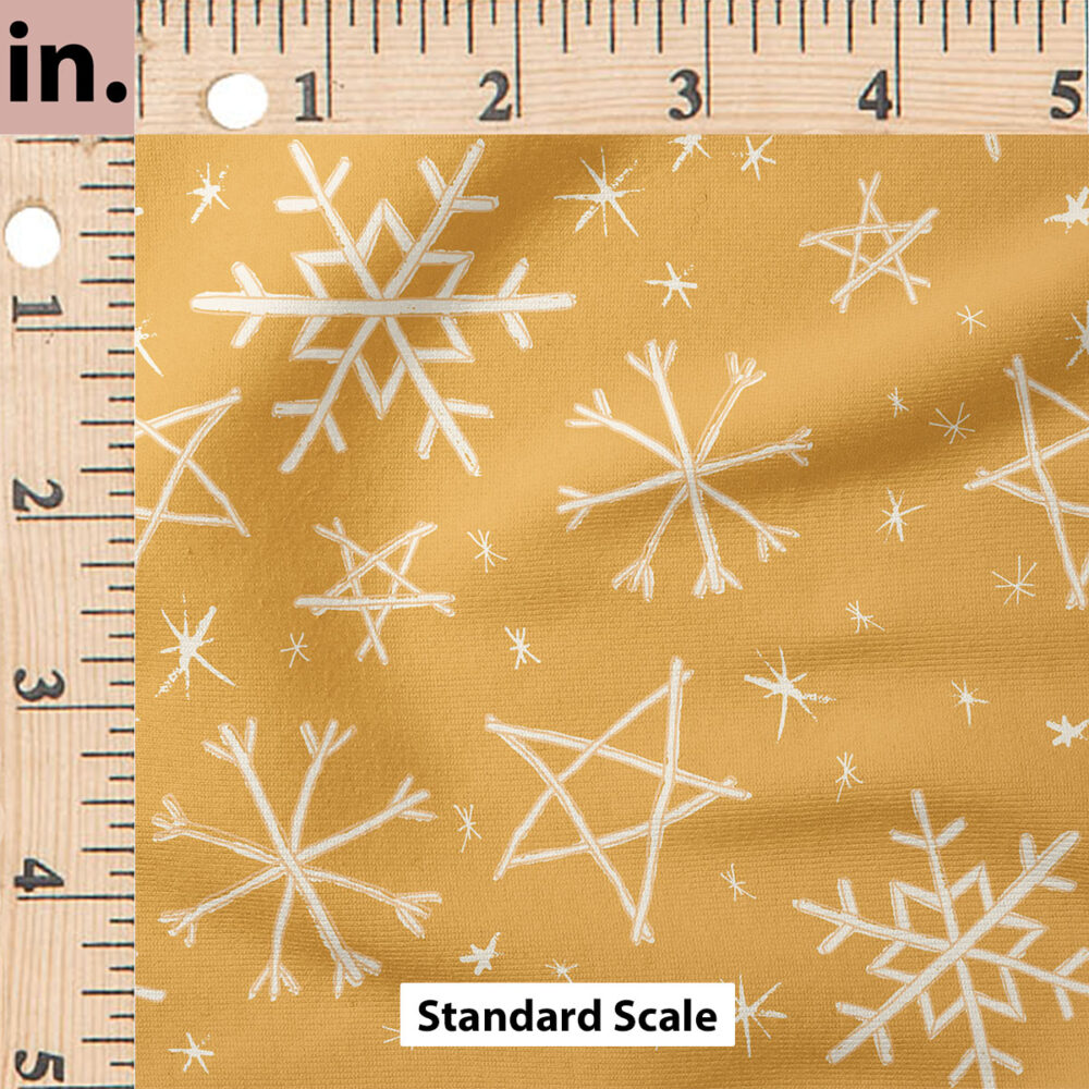 Ruler Scale for Snowflake (Gold) by Juniper Row Design