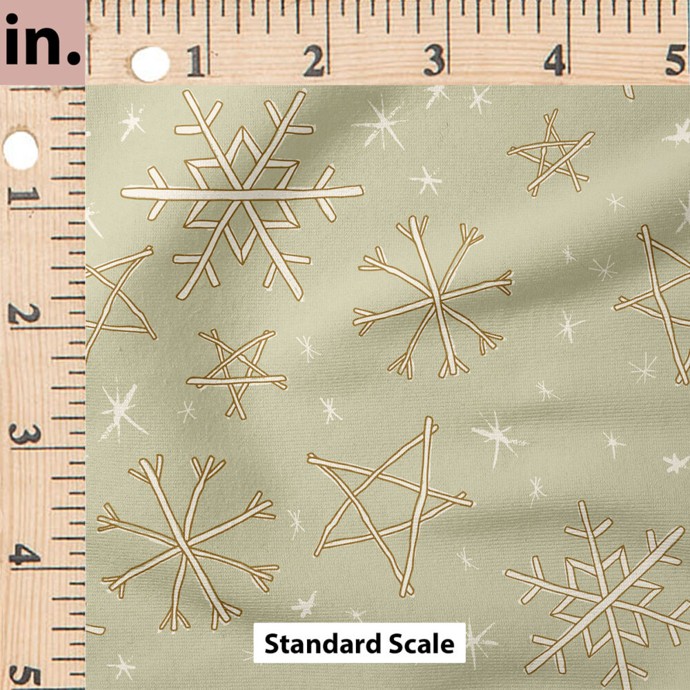 Ruler Scale for Snowflake (Green) by Juniper Row Design