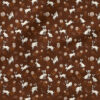 Hopping Bunny (Brown) | Animals Fabric Design | Juniper Row Design