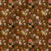 Horse Floral | Animals Fabric Design | Juniper Row Design