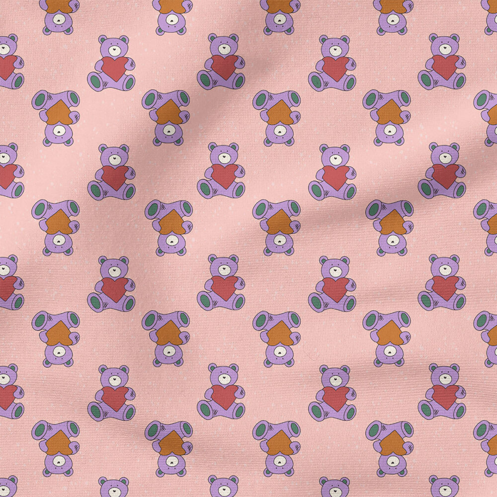 Bears | Valentine's Day Fabric Design | Juniper Row Design