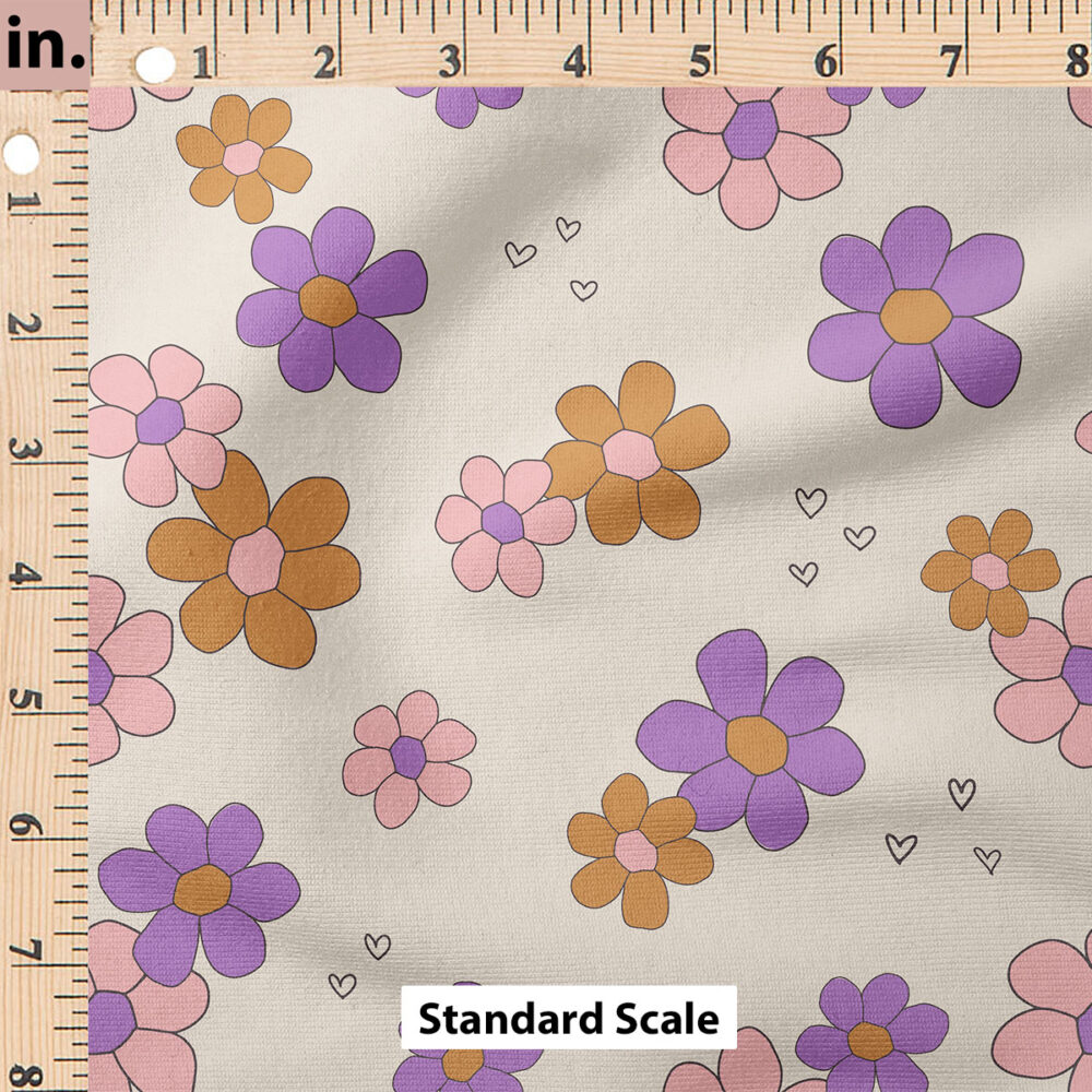 Ruler Scale for Flowers (Cream) by Juniper Row Design