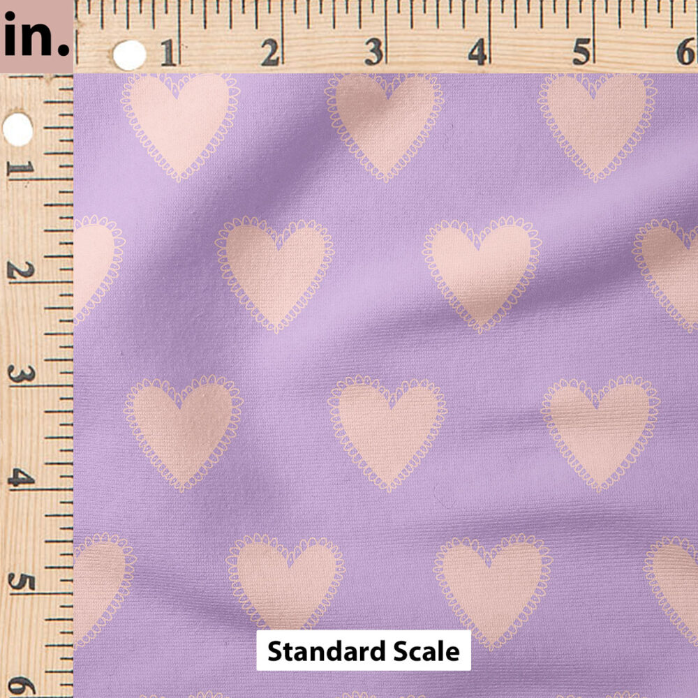 Ruler Scale for Hearts (Purple) by Juniper Row Design