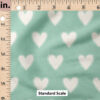 Ruler Scale for Hearts (Green) by Juniper Row Design