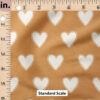 Ruler Scale for Hearts (Rust) by Juniper Row Design