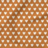 Hearts (Rust) | Valentine's Day Fabric Design | Juniper Row Design