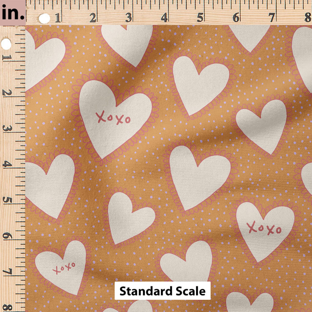 Ruler Scale for XOXO (Rust) by Juniper Row Design