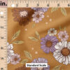 Ruler Scale for Floral (Dark on Brown) by Juniper Row Design