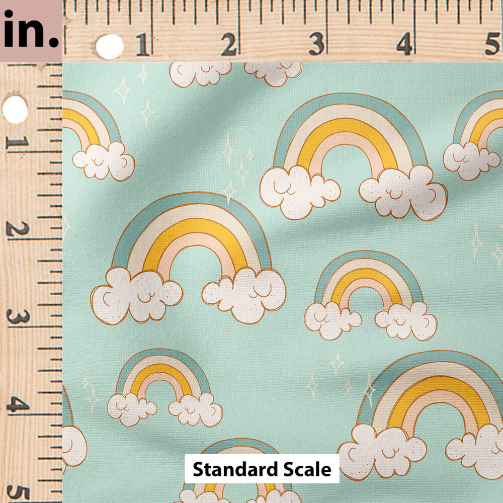 Ruler Scale for Rainbow (Mint) by Juniper Row Design