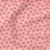 Holly (Pink) | Holiday Fabric Design | Juniper Row Design