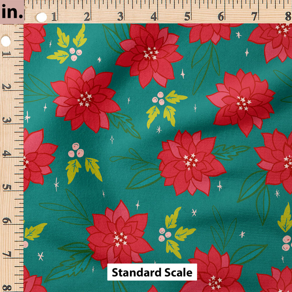 Ruler Scale for Joyful Floral (Green) by Juniper Row Design