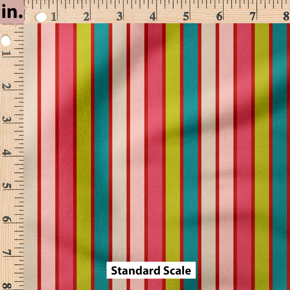 Ruler Scale for Stripes (Red Multi) by Juniper Row Design