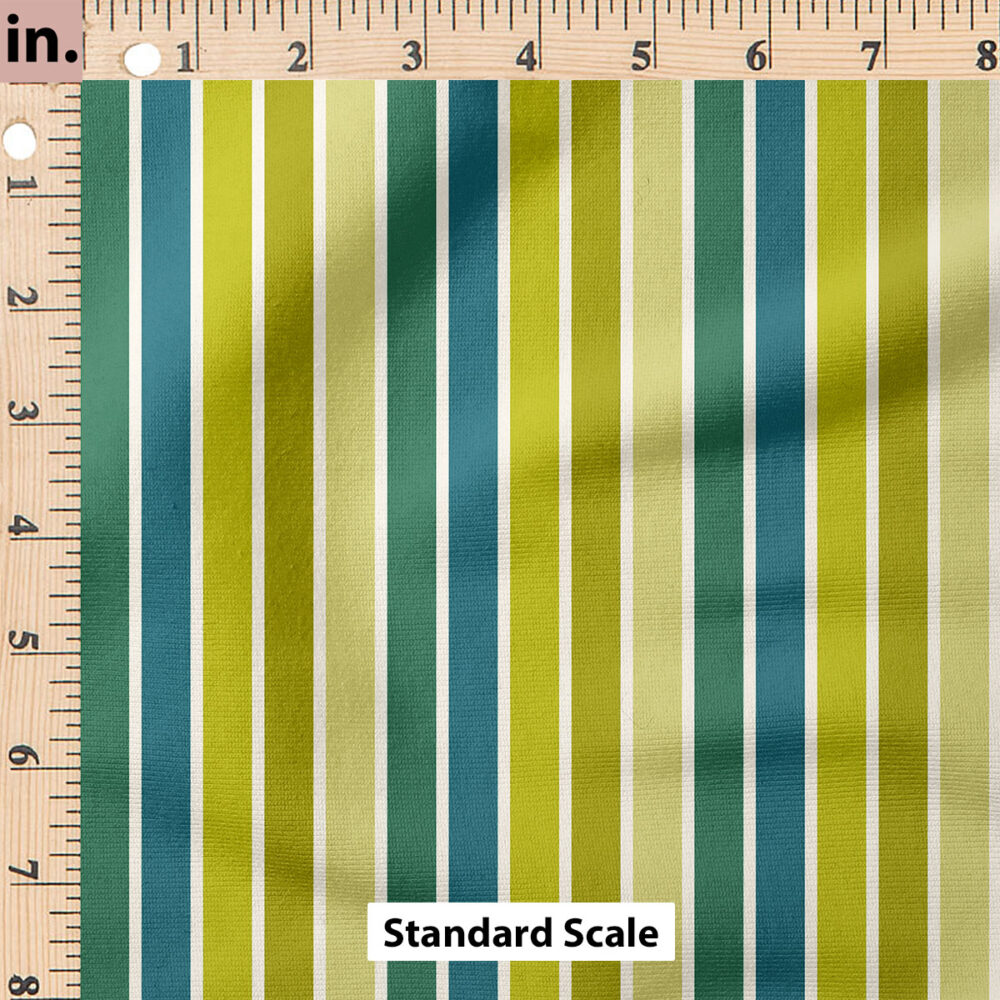 Ruler Scale for Stripes (Green) by Juniper Row Design