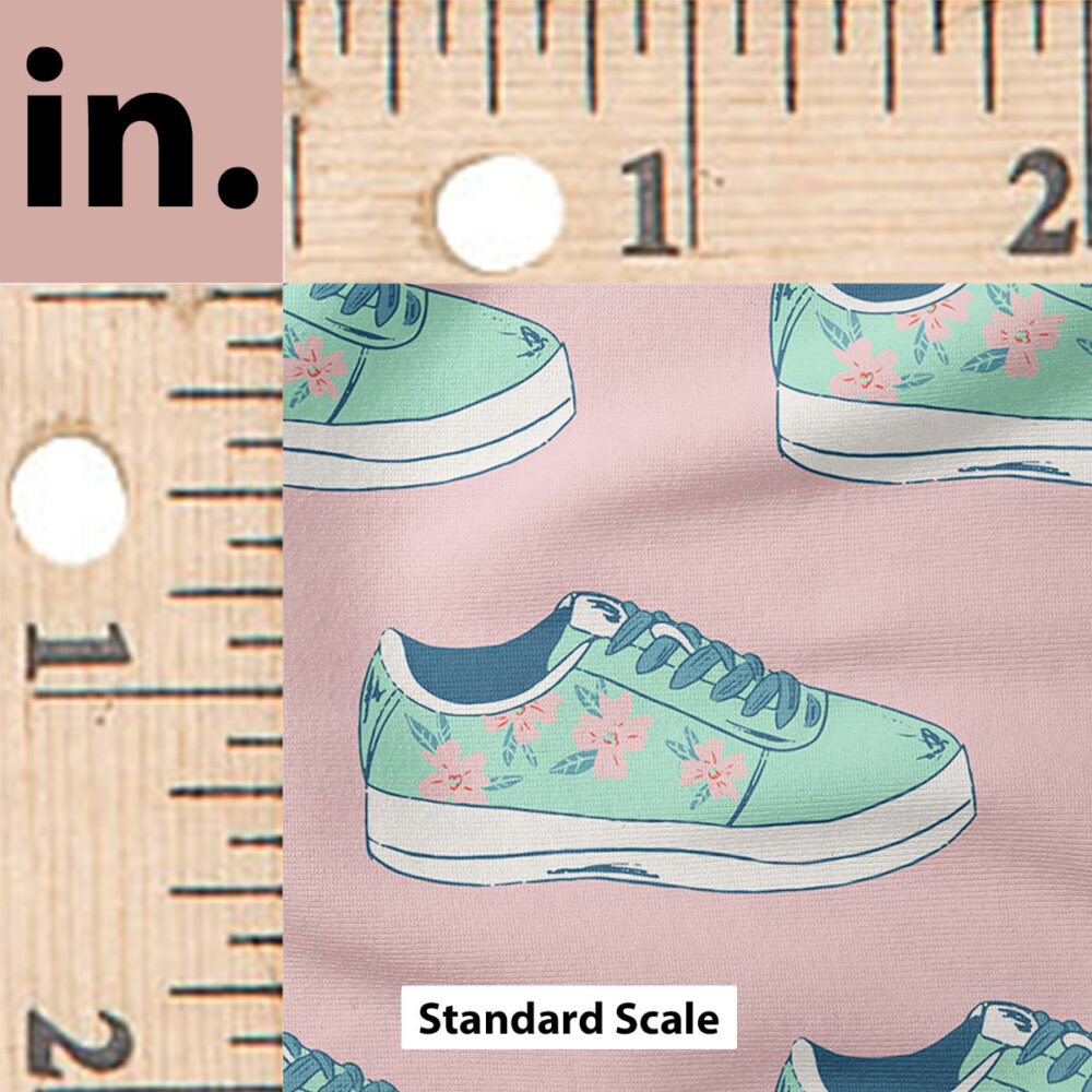 Ruler Scale for New Shoes (Pink) by Juniper Row Design