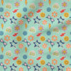 Patches (Aqua) | Children Fabric Design | Juniper Row Design