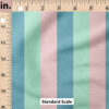 Ruler Scale for Stripe (Denim Aqua Pink) by Juniper Row Design