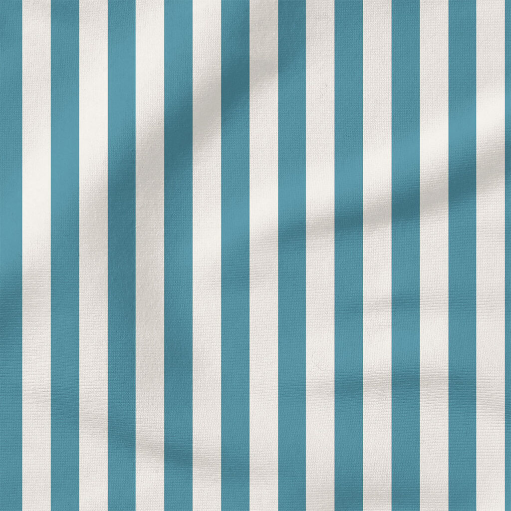 Stripe (Denim) | Stripes and Shapes Fabric Design | Juniper Row Design