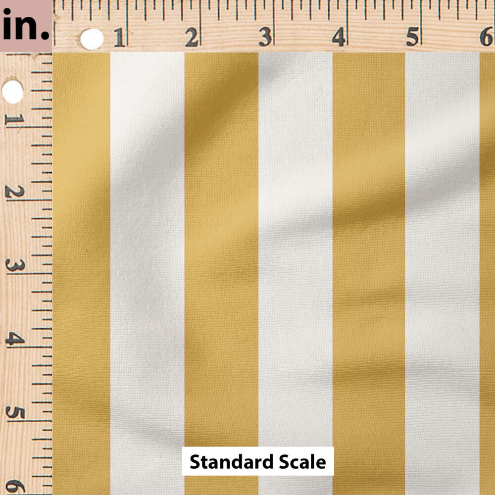 Ruler Scale for Stripe (Mustard) by Juniper Row Design