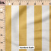 Ruler Scale for Stripe (Mustard) by Juniper Row Design